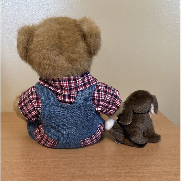 RARE Boyds Bears Chester and Fido 12" Best Dressed Series NWT Farmer Holiday - Picture 11 of 16
